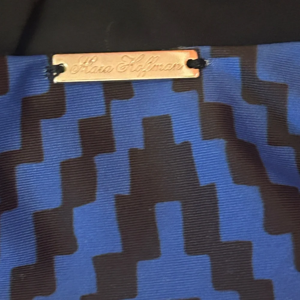 Mara Hoffman Blue and Pink Cutout Swimsuit - Picture 9 of 10